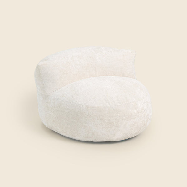 Plumpi Beanless Bean Bag Chair in Oat Fleece