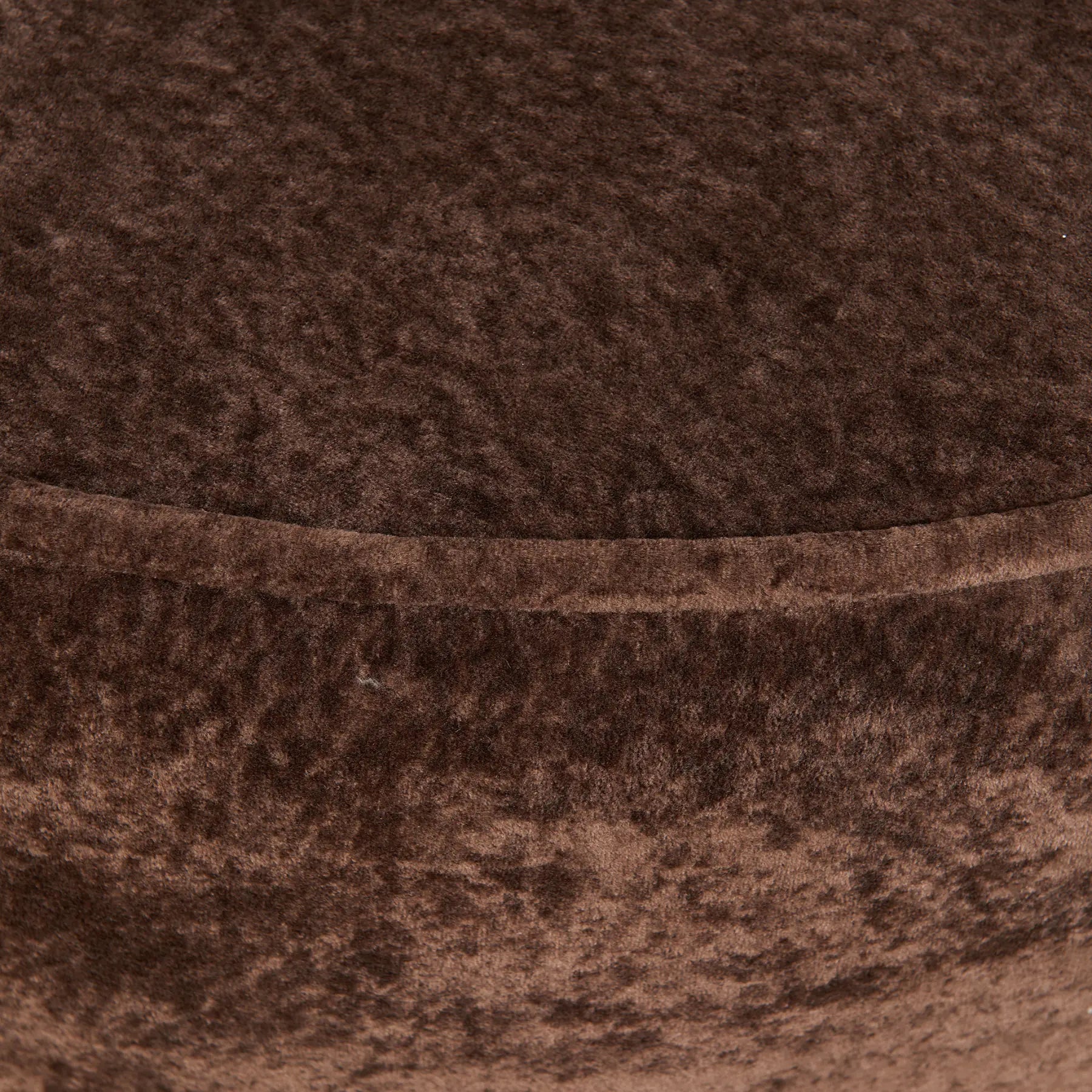 Close-up of brown textured fabric