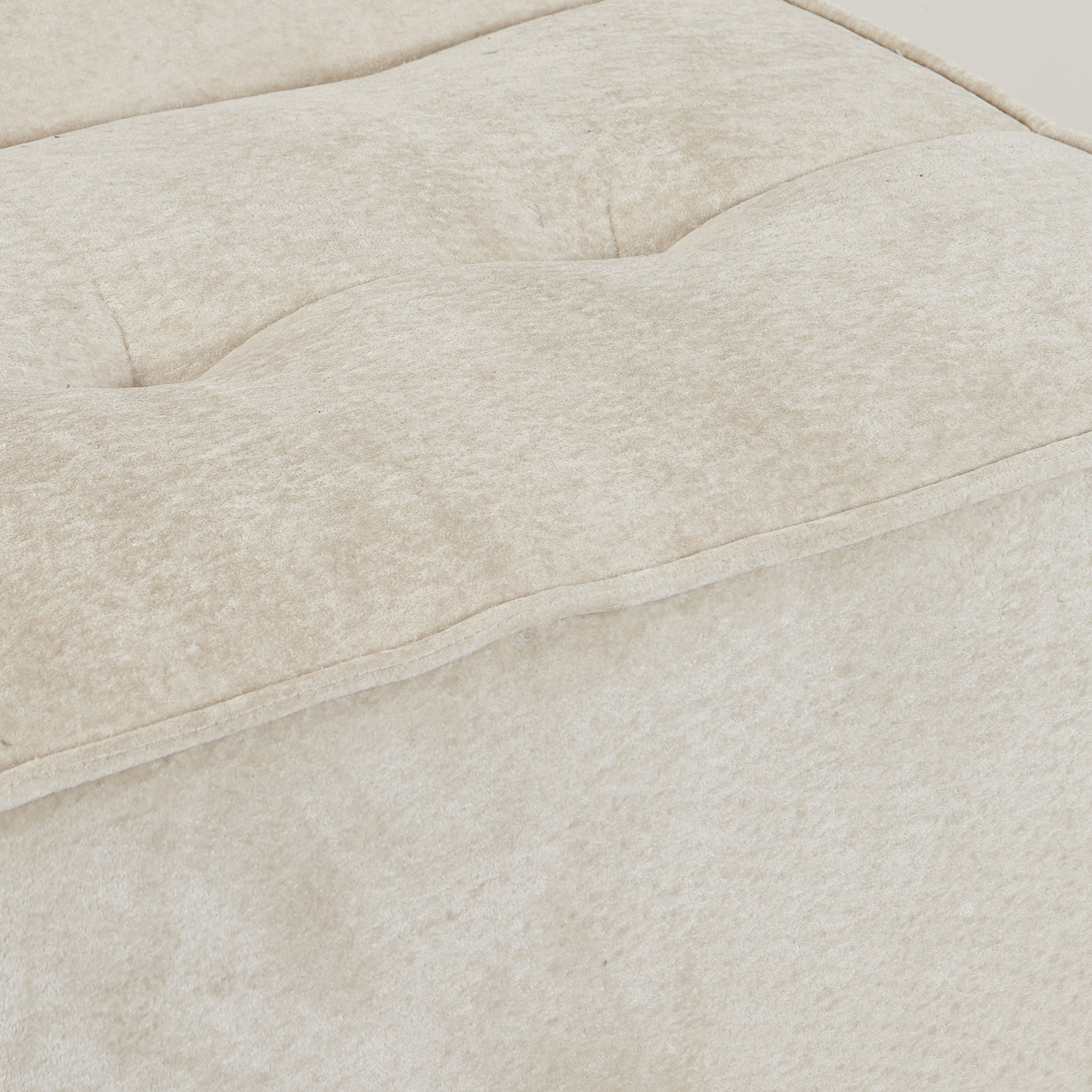 Close-up of a beige fabric texture 