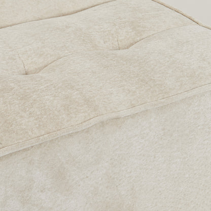 Close-up of a beige fabric texture 