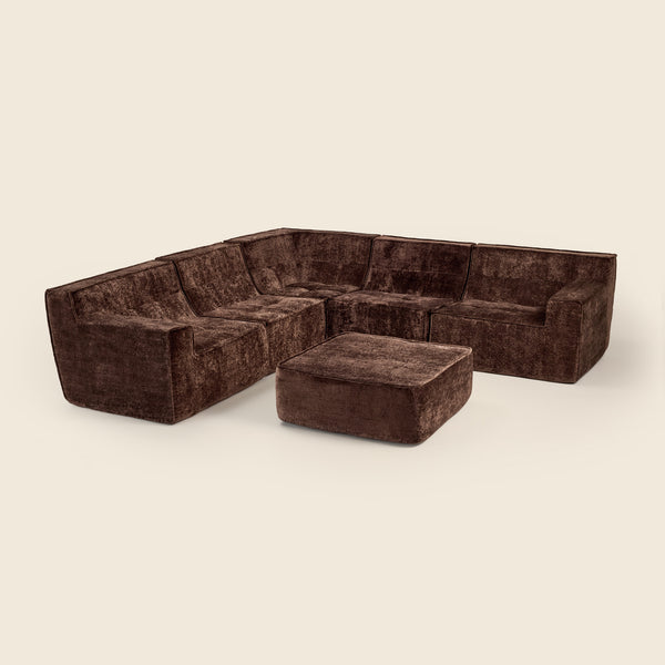 Loungi Modular Sofa in 6 Piece