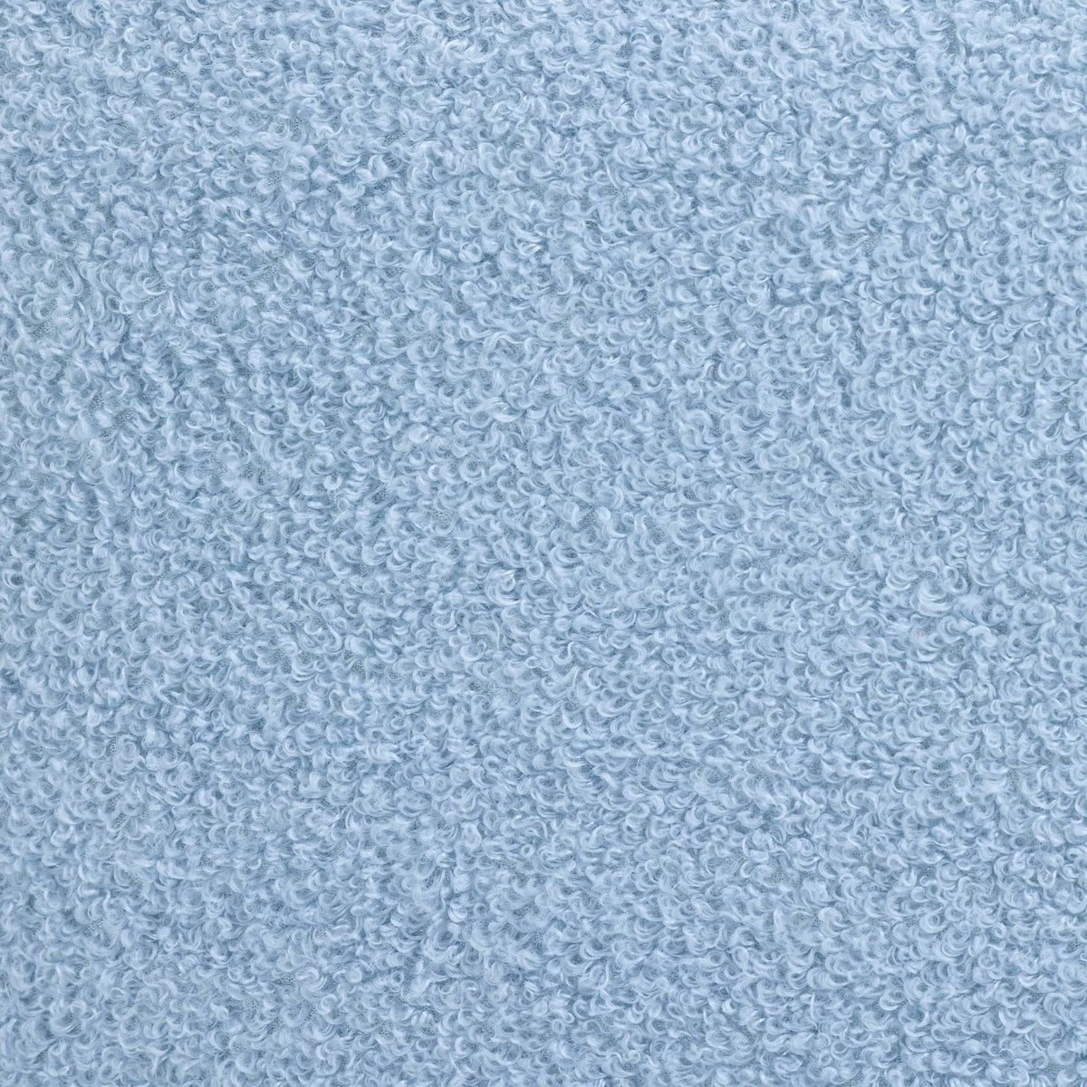 Close-up of the blue teddy fabric on the Teddi Kids Armchair 