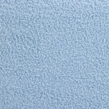 Close-up of the blue teddy fabric on the Teddi Kids Armchair 