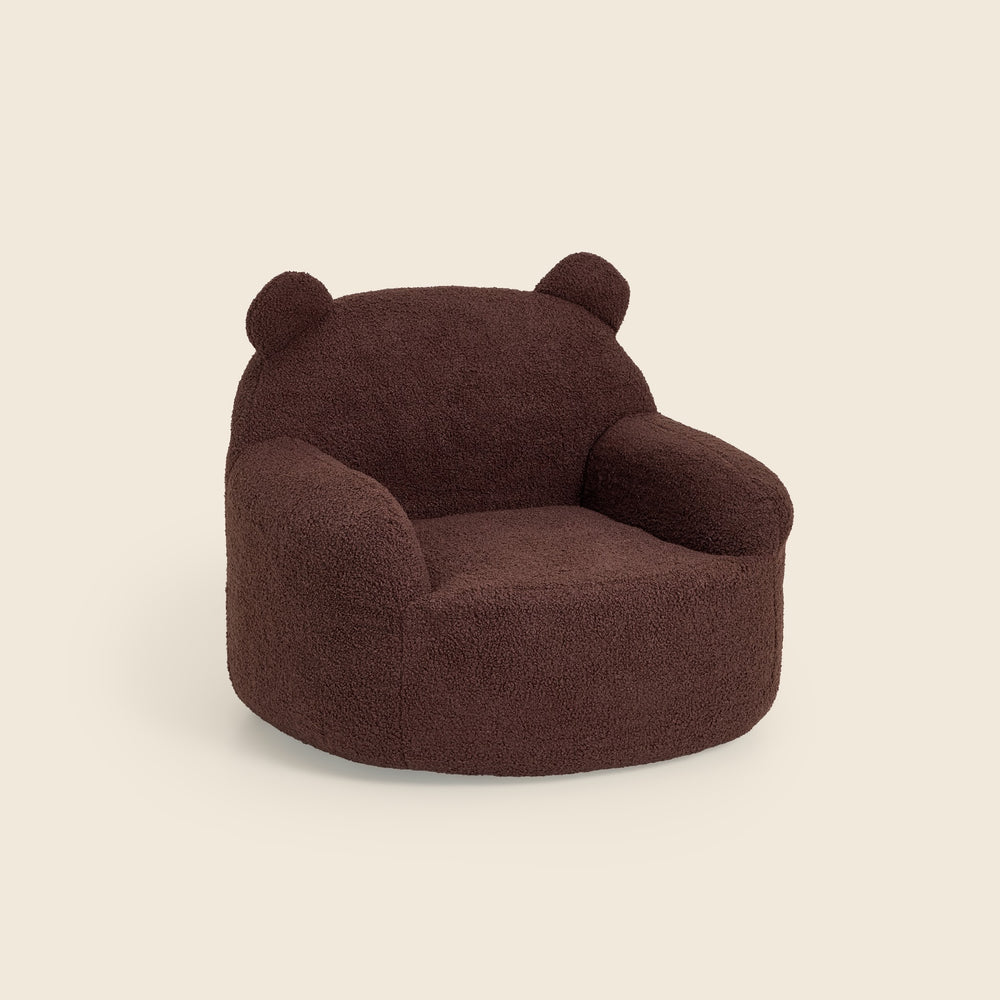 Teddi Kids Armchair in Brown Teddy at full size