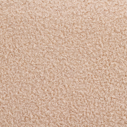 Close-up of the cream teddy fabric on the Teddi Kids Armchair 